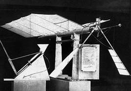 Hargrave created a rigid-wing aircraft with flapping blades operated by a compressed-air motor (no. 12); it flew 312 ft (95m) in 1891.