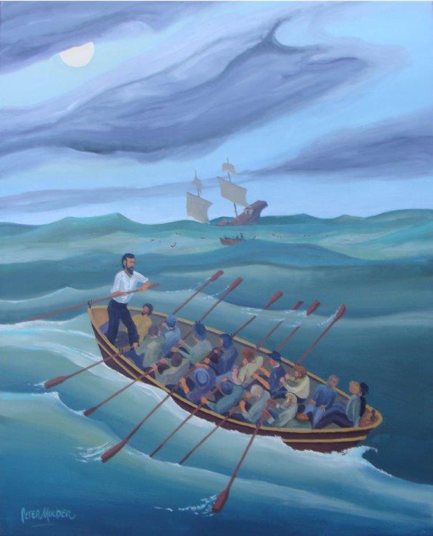 688-_Lawrence_Hargrave_Shipwrecked_61x76cm